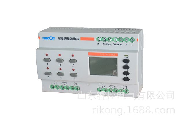 淄博睿控RKL-M06/16独立智能照明控制器 220V供电